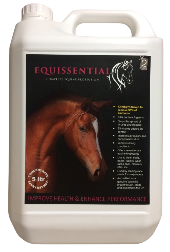 2Pure Equissential 5 Litre Concentrate | Equine Bacteria, Stain and Odour Eliminator